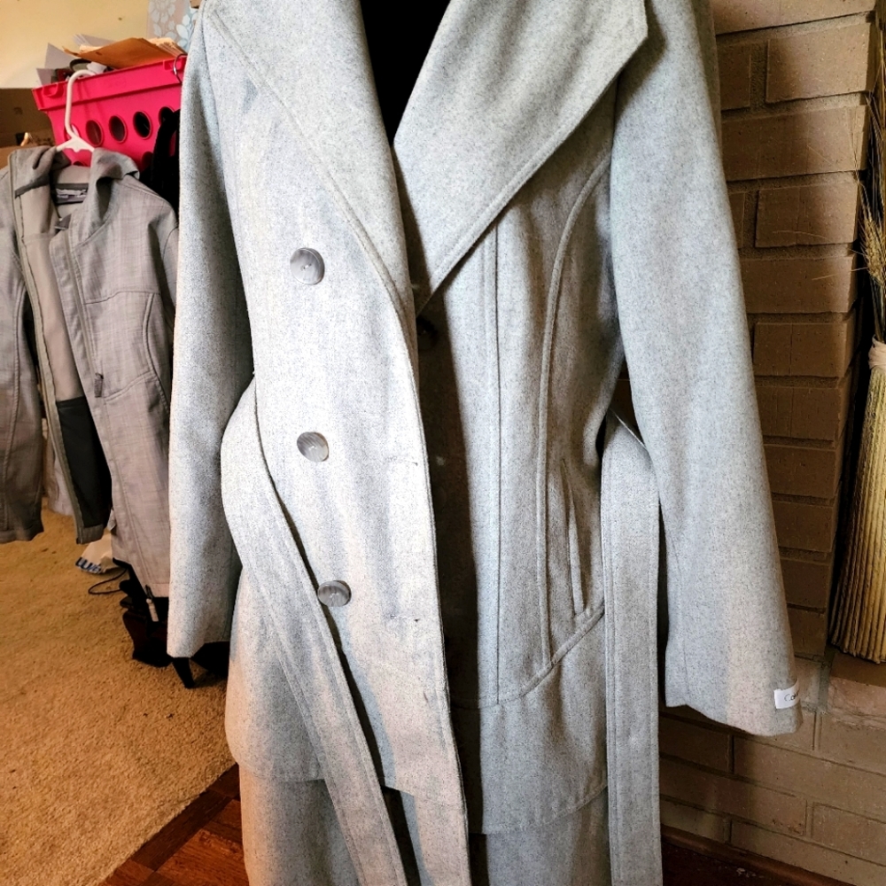 Calvin Klein Wool Trench Coat